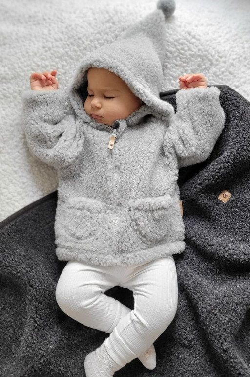 Wollen babykleding van schapenwol Texelana