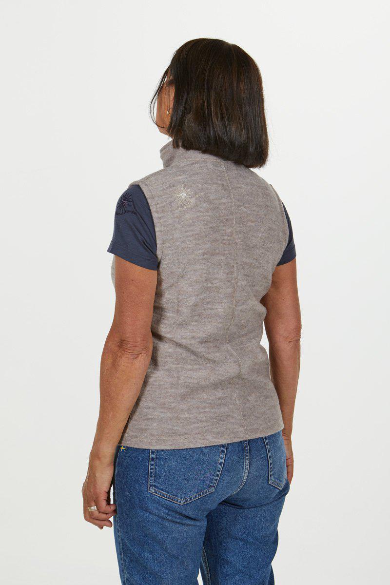 Ivanhoe Knitted in Sweden - Flora Vest | wollen dames bodywarmer