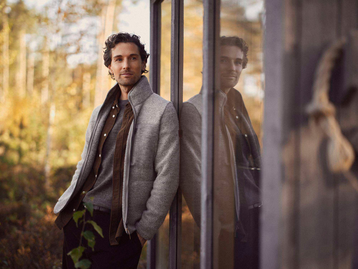 Ivanhoe Knitted in Sweden - 1946 Jacket | wollen vest met rits