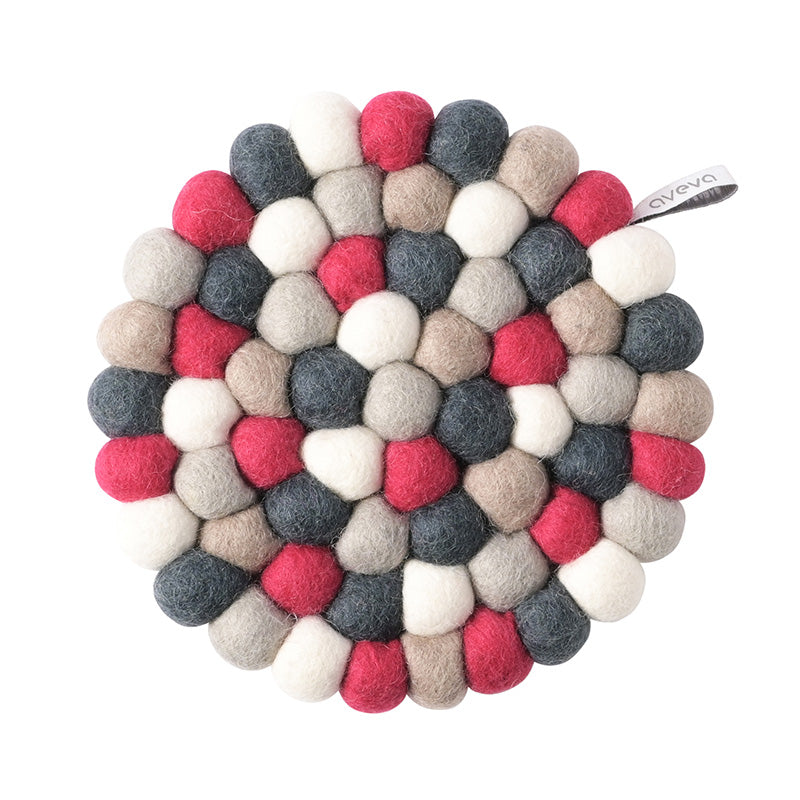 AVEVA - Trivet Round | Pfannenntersetzer aus Wolle