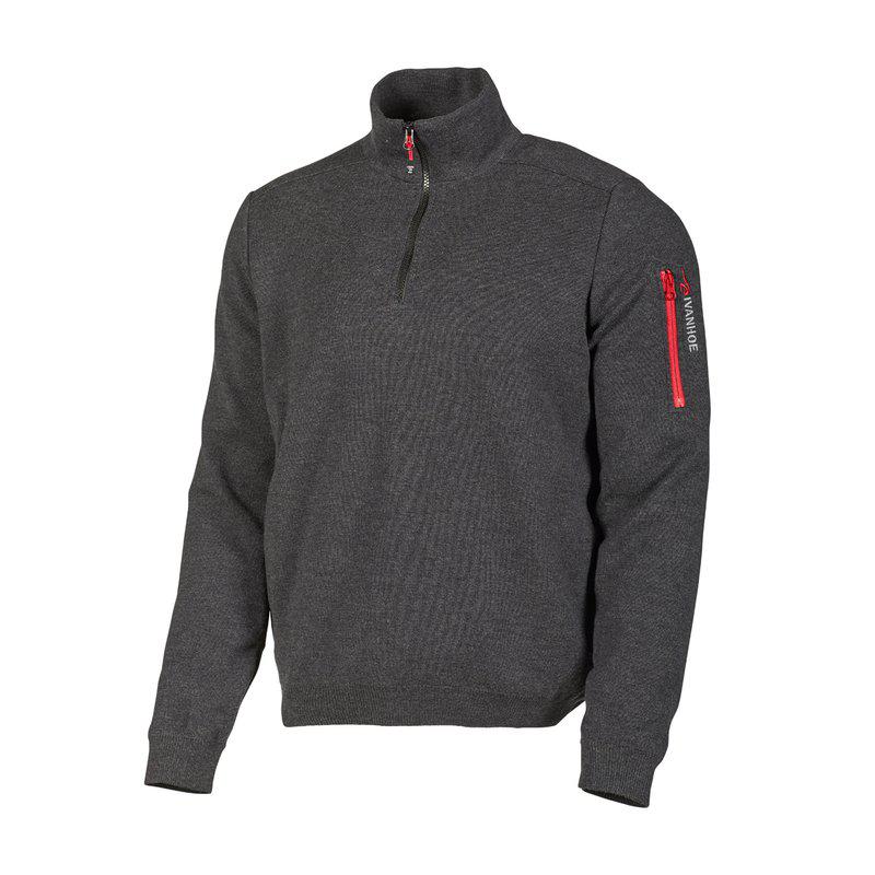 Ivanhoe of Sweden - Hadar HZ WB | Windbreaker-Pullover aus Merinowolle