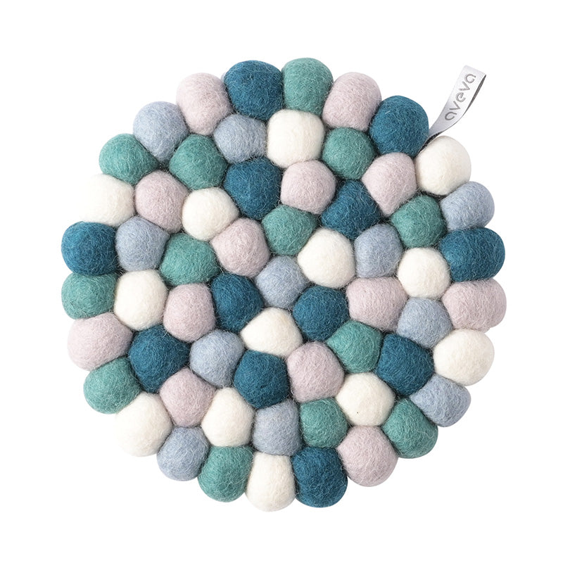 AVEVA - Trivet Round | Pfannenntersetzer aus Wolle