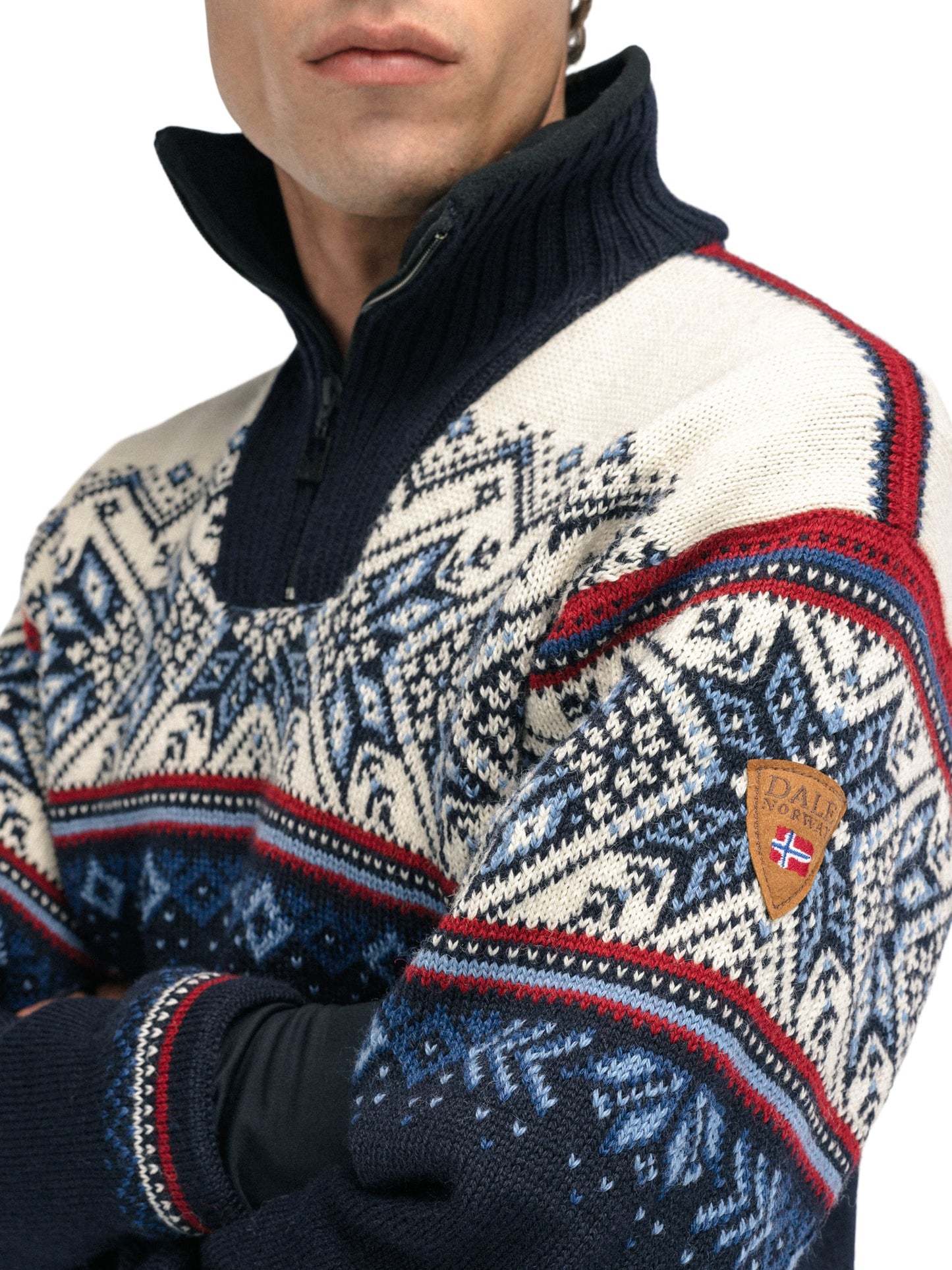 Dale of Norway - M Vail Windproof Pullover | Wollpullover mit Futter