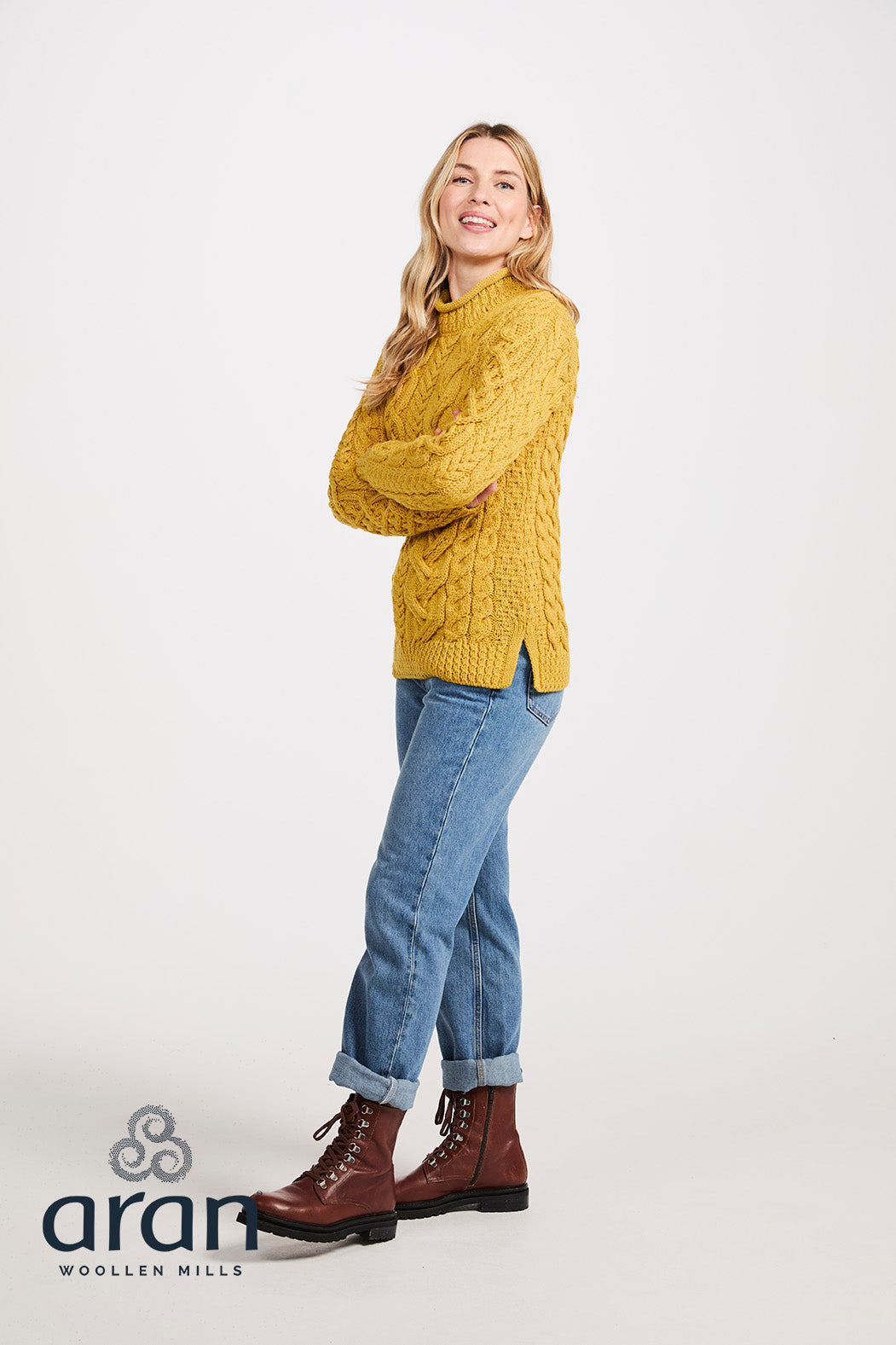 Aran Woolen Mills - B148 | women's wool sweater