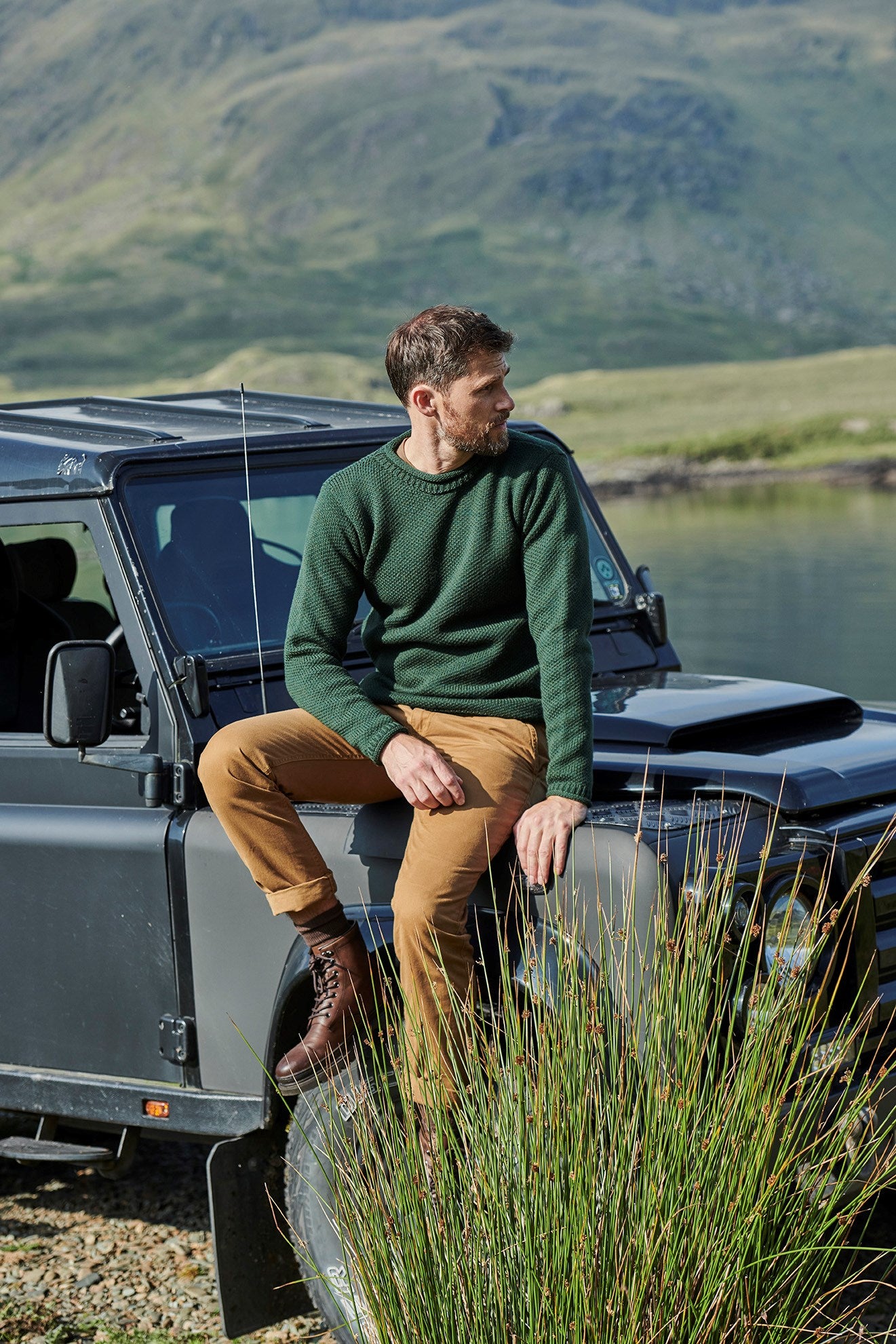 Aran Woollen Mills - B782 | wool men's sweater