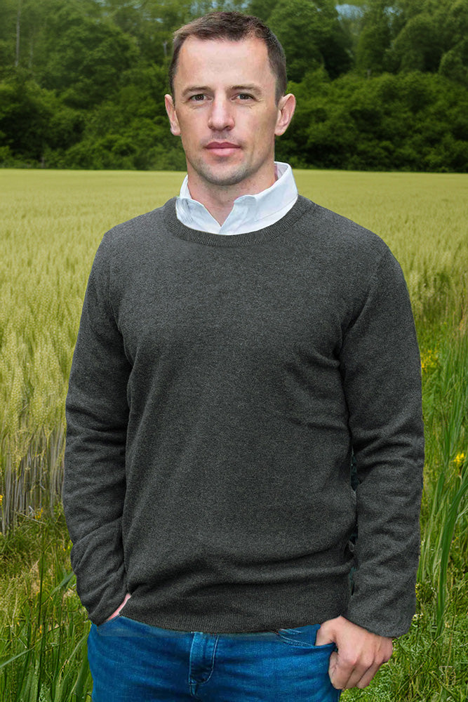 Emerald Style - crewneck | lambswool men's sweater