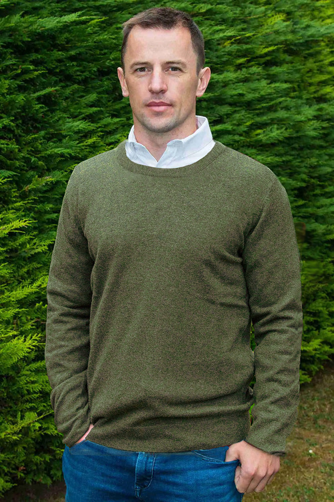 Emerald Style - crewneck | lambswool men's sweater