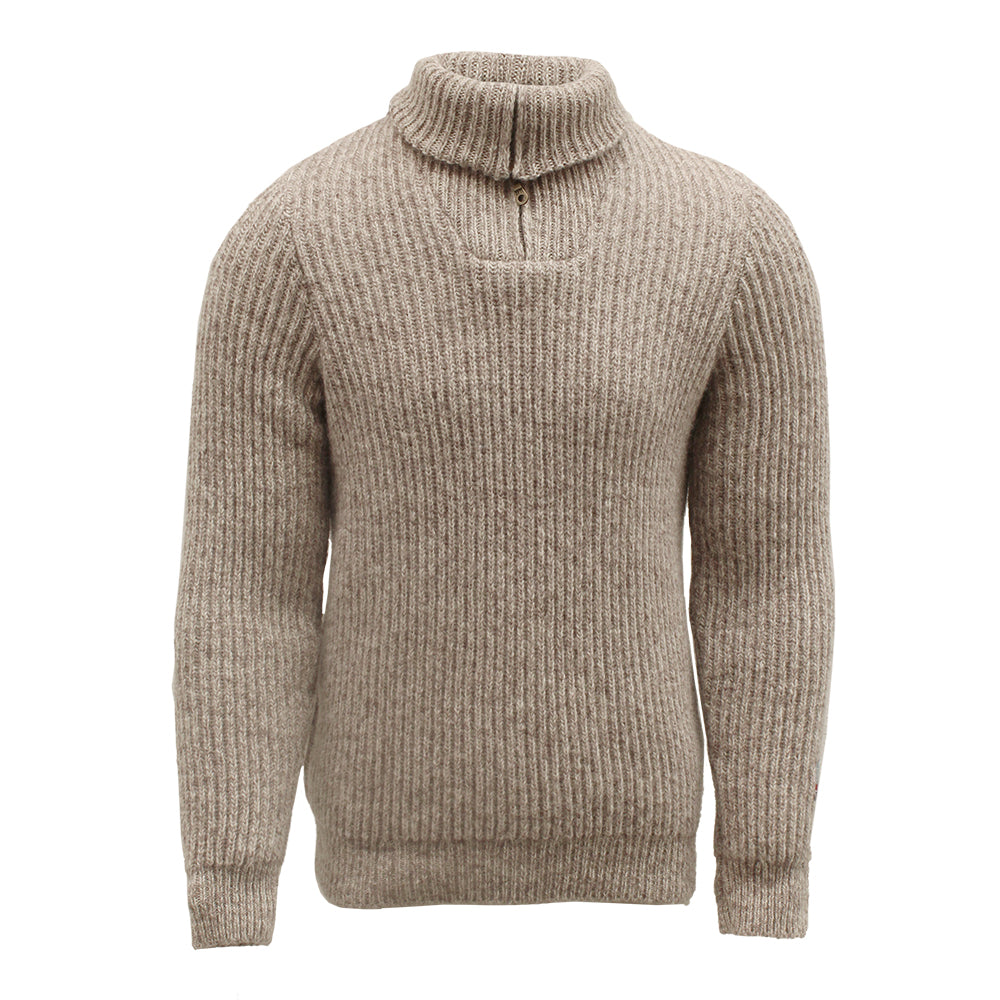 Norlender - Fitjar | Norwegian wool men's sweater with zipper
