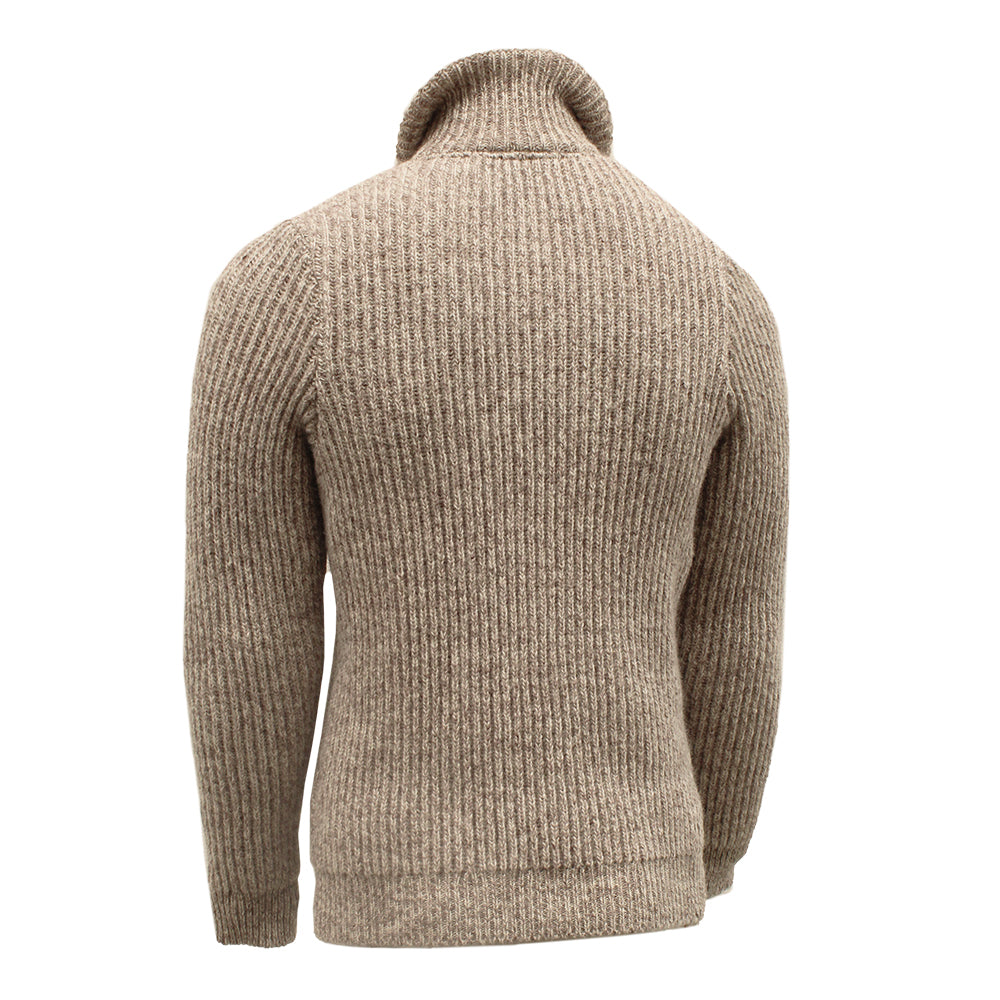 Norlender - Fitjar | Norwegian wool men's sweater with zipper