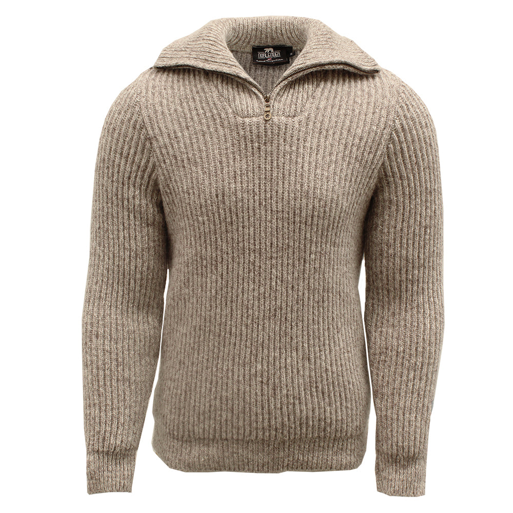 Norlender - Fitjar | Norwegian wool men's sweater with zipper
