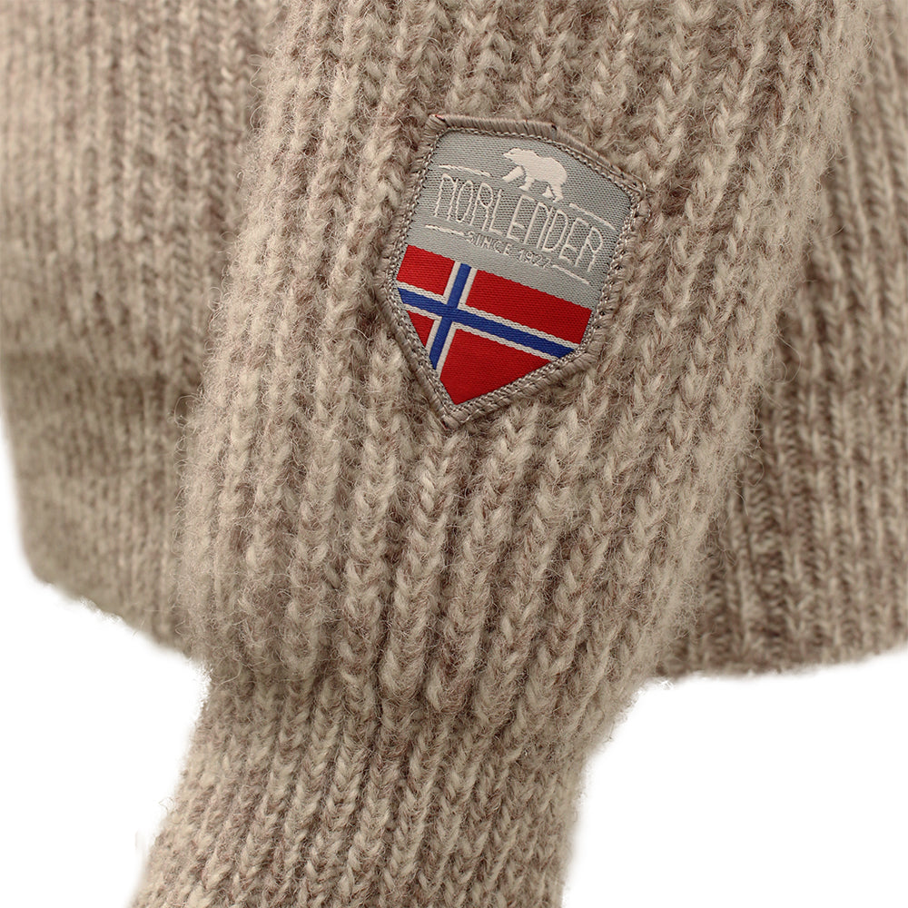 Norlender - Fitjar | Herrenpullover aus norwegischer Wolle mit Reißverschluss