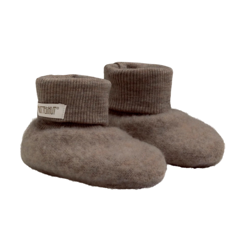 Huttelihut - Footies | merino wool baby slipper