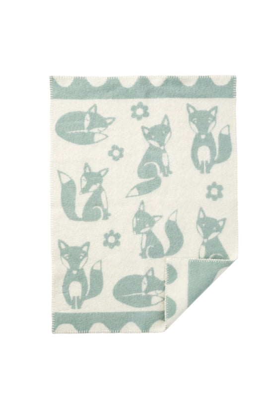Klippan-Fox | crib blanket made of eco-wool