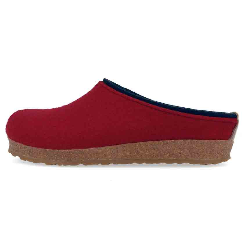 Haflinger - Grizzly Kris | vilt pantoffel met rubber zool
