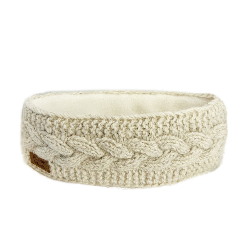 Planet wool - headband with cable | wool headband