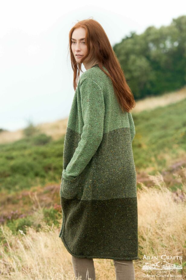 West End - K5563 | long women's wool cardigan