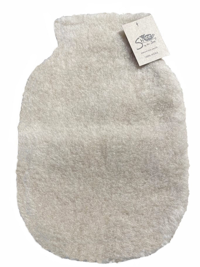 Yoko wool - Hot water bottle cover | kruikzak Light grey