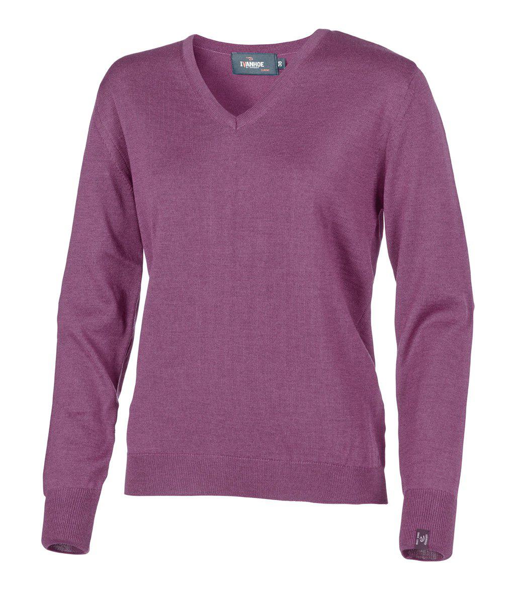 Ivanhoe of Sweden - V-neck | women's sweater made of merino wool