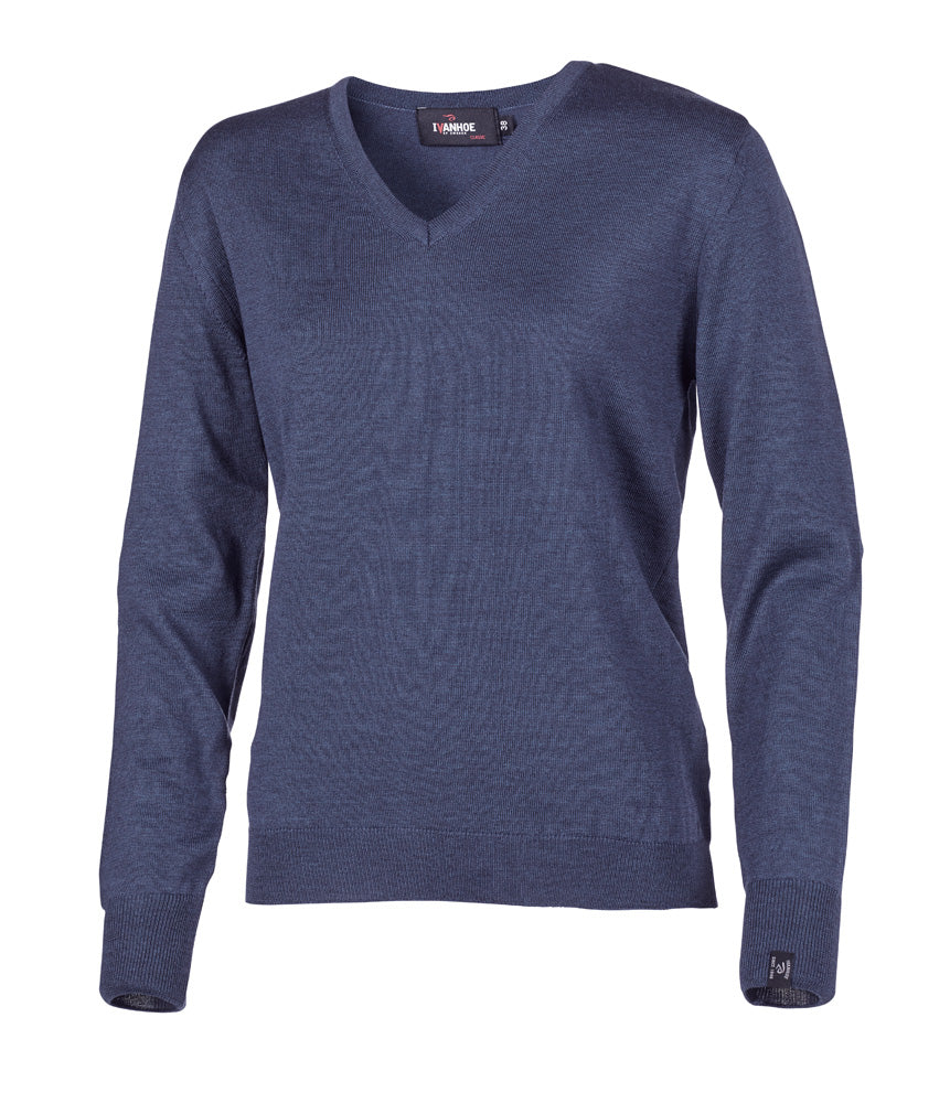 Ivanhoe of Sweden - V-neck | women's sweater made of merino wool