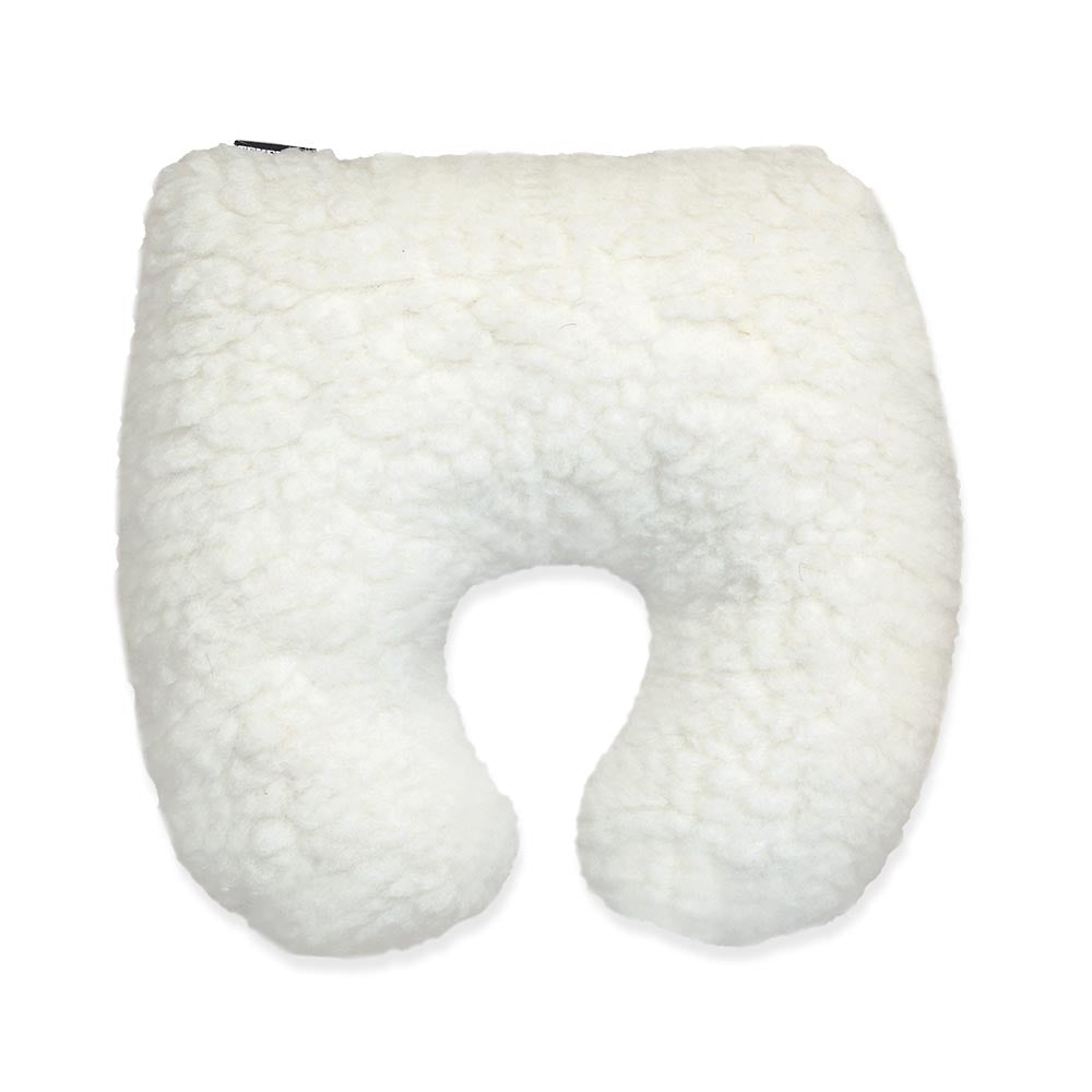 Texelana | neck support boomerang of woolborg filled with wool