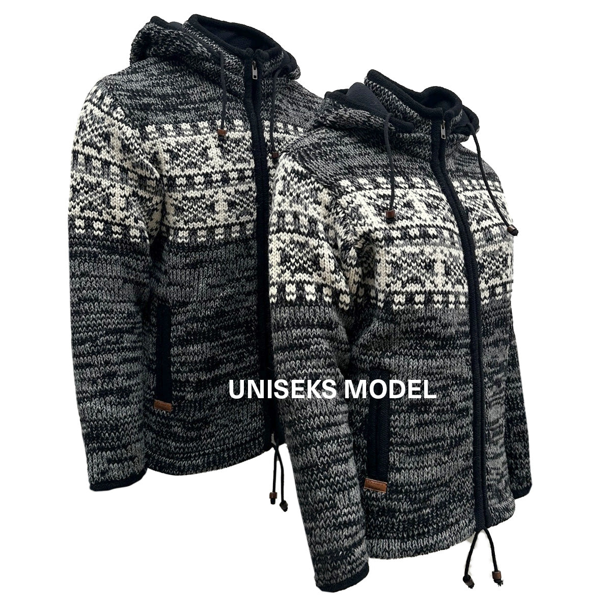 Planet Wool - Hatti Jacket | wollen vest met fleecevoering