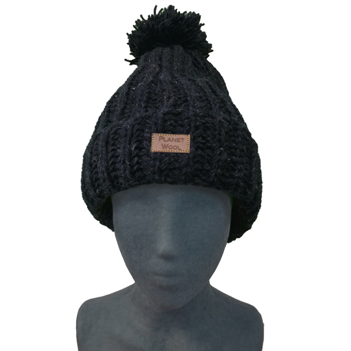Planet Wool - Pompon hat | wollen muts
