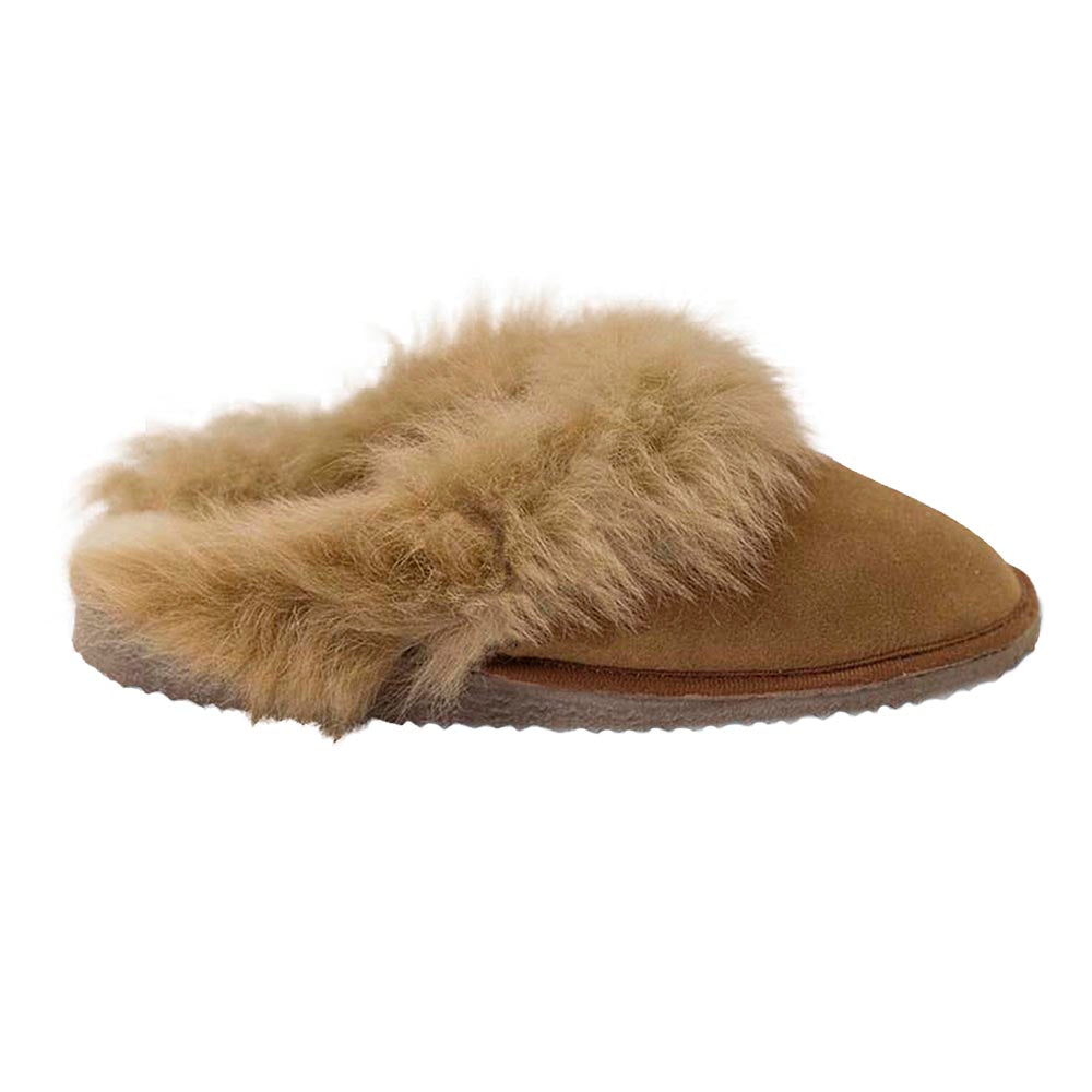 Texelana - Reina | slip-on slipper with fur trim