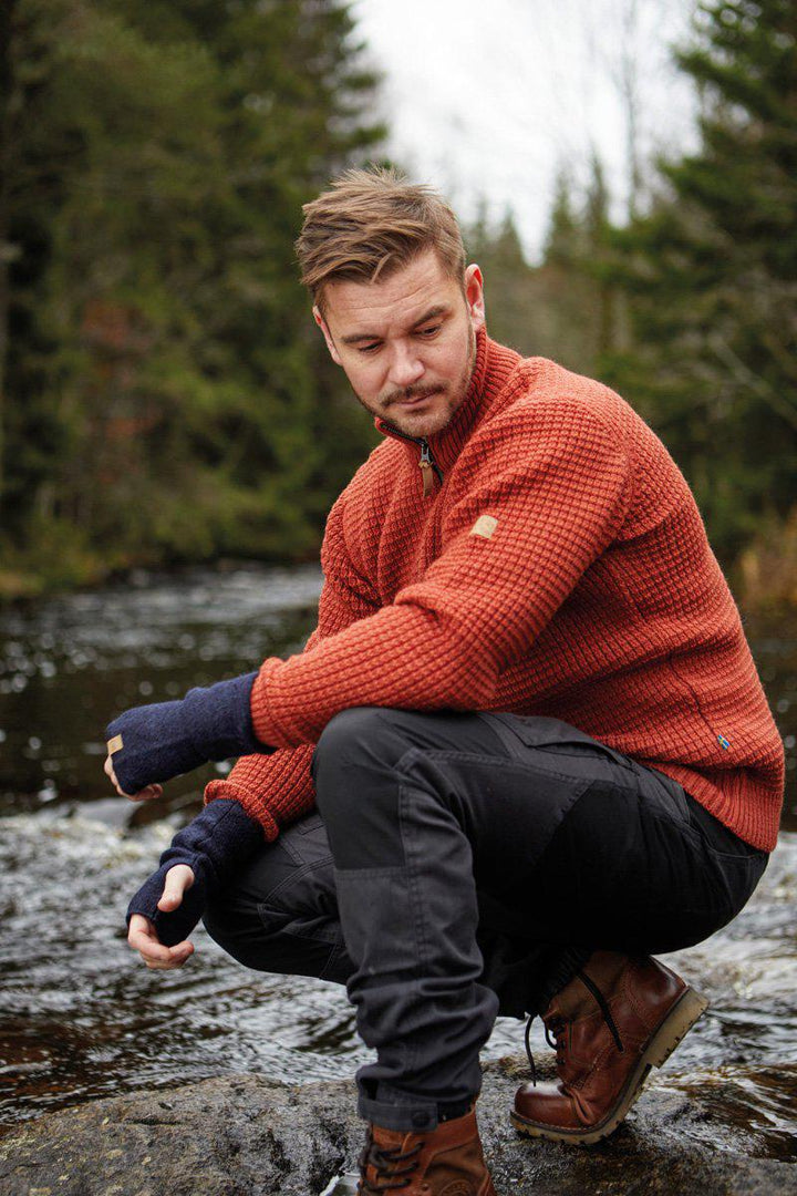 Ivanhoe of Sweden - Moritz half zip | Herrenpullover aus Wolle