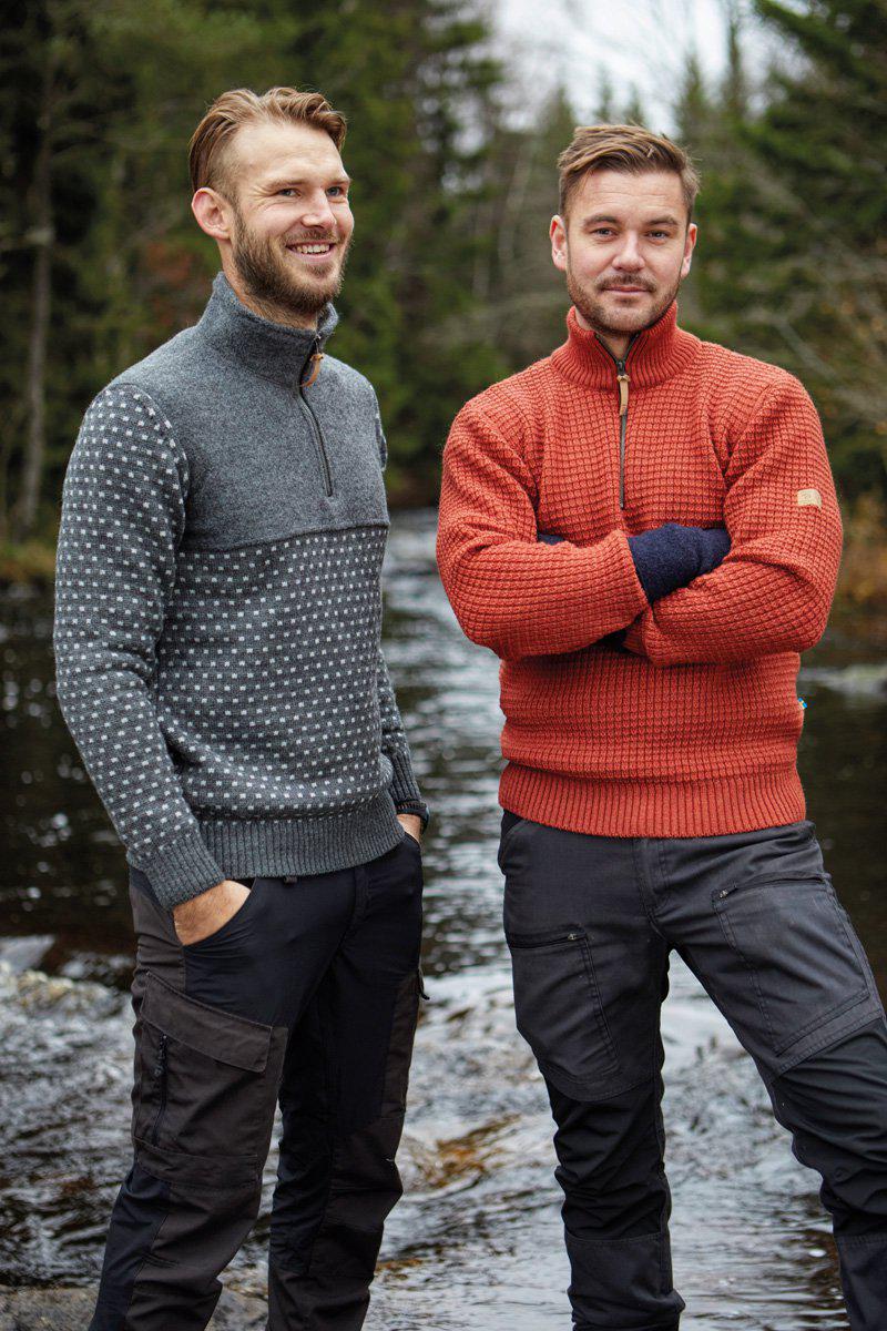 Ivanhoe of Sweden - Moritz half zip | Herrenpullover aus Wolle
