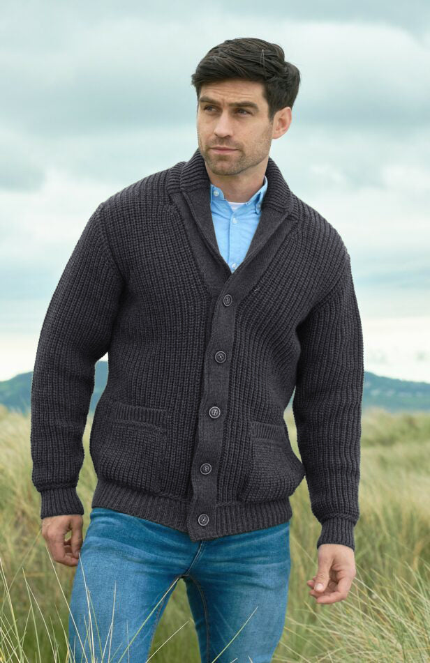 West End - SH4627 | woolen men's cardigan made of merino wool