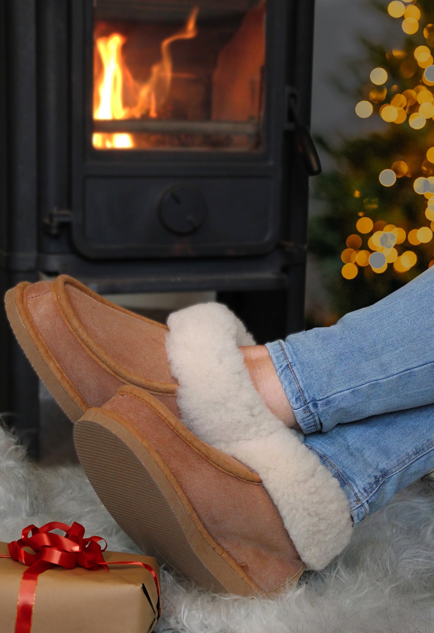 Texelana - Vera | Hoher Schaffell-Pantoffel