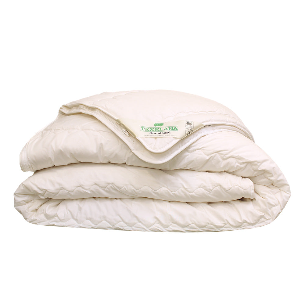 Texelana - Standard | 4-Jahreszeiten-Bettdecke mit Wollfüllung