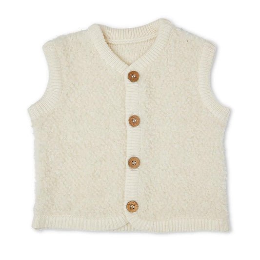 Smallstuff - vest wool | wool baby bodywarmer