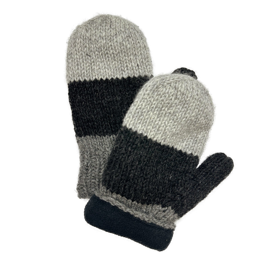 Planet Wool - flower mittens | Wollhandschuhe