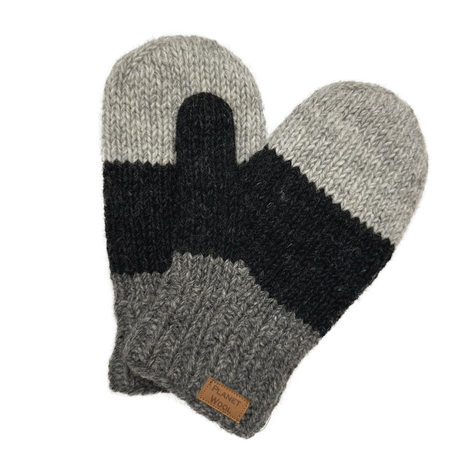 Planet Wool - flower mittens | Wollhandschuhe