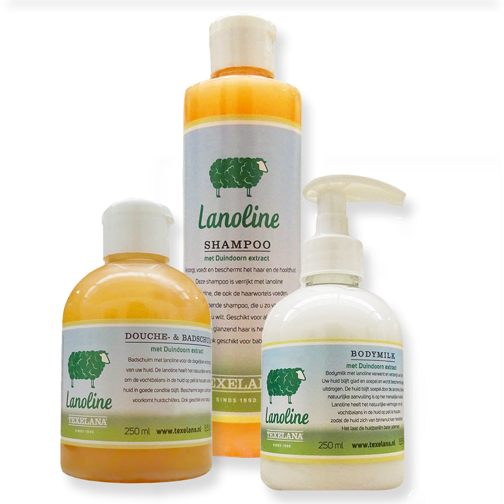 Texelana - gift package Den Burg | shower/bath foam + shampoo + body milk