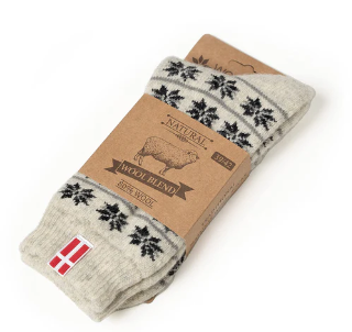 Woolwear - HOS 806 Denmark Flag | Wollsocken