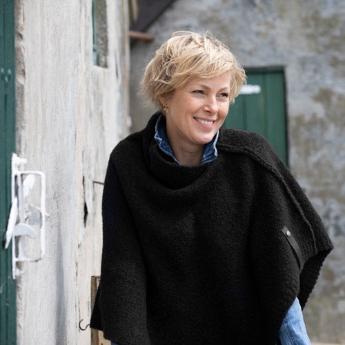 De Reuver - Maud | Poncho aus Wolle