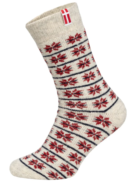 Woolwear - HOS 806 Denmark Flag | Wollsocken
