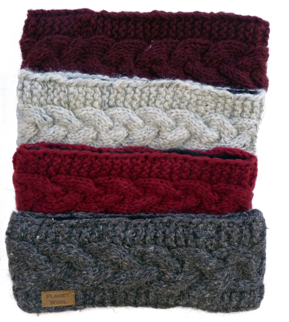 Planet wool - headband with cable | wool headband
