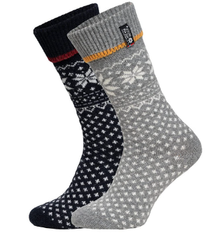 Woolwear - HOS 703 Norway Flag 47 | Wollsocken