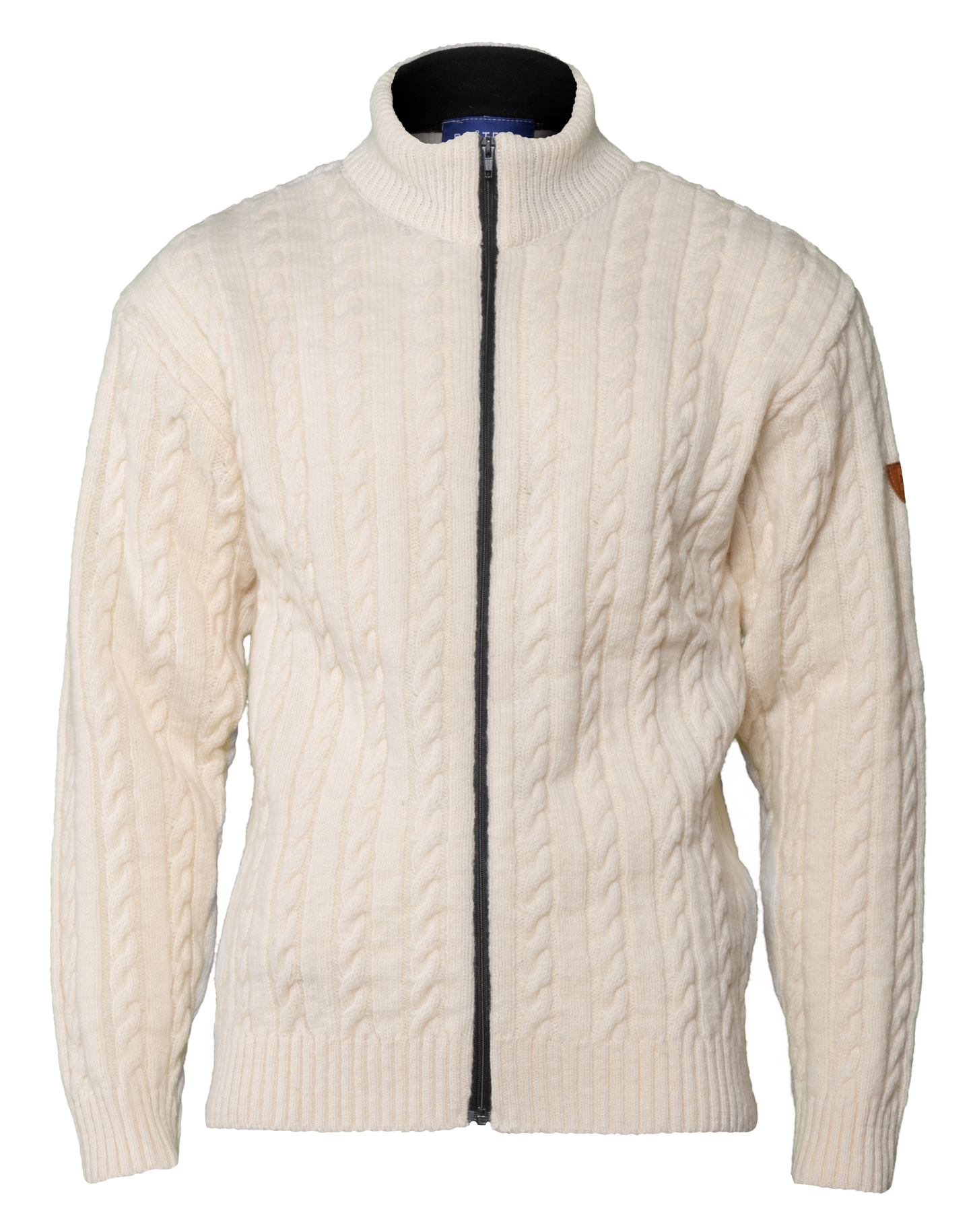 Bratens - Cable jacket | Herren-Cardigan aus norwegischer Wolle