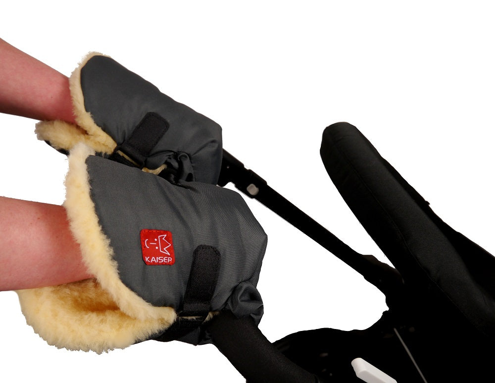 kinderwagen handschuhe lammfell Kinderwagen-Handwärmer mit medizinischem Fell