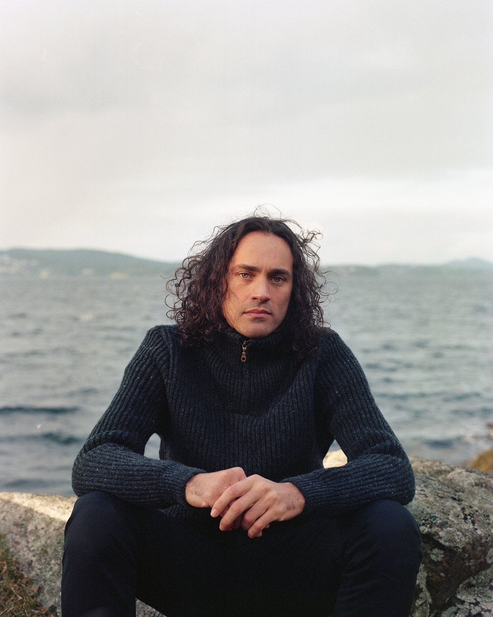 Norlender - Fitjar | Norwegian wool men's sweater with zipper