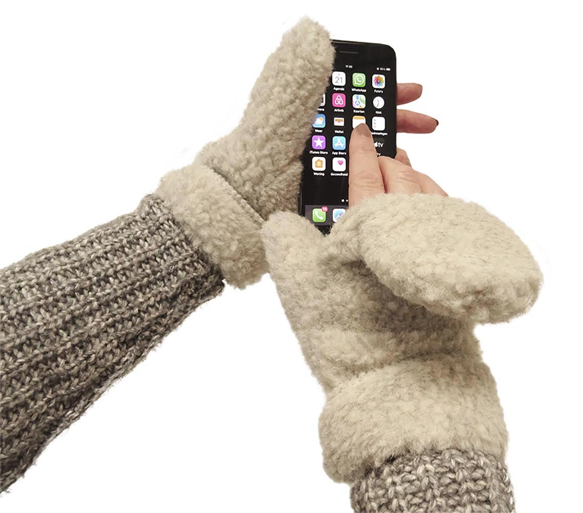 Yoko Wool - Freeze mittens hooded | sheep's wool mittens