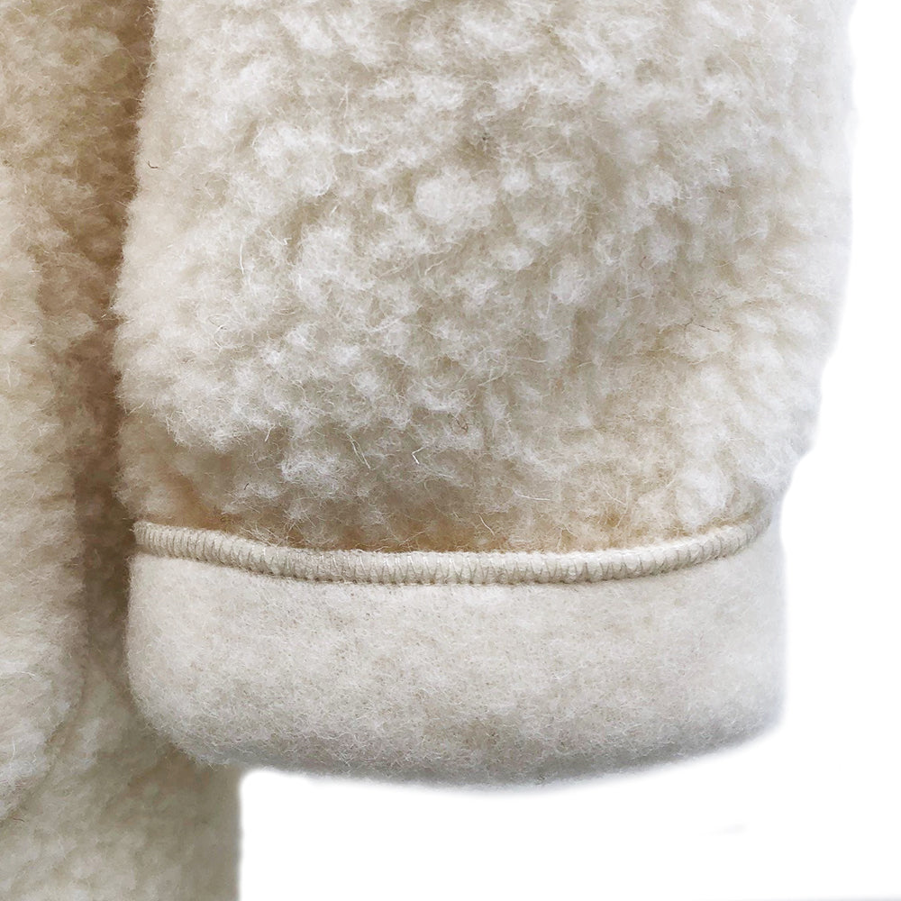 Yoko Wool | badjas van schapenwol en tricot