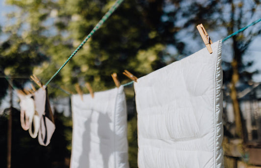 wollen dekbed wassen