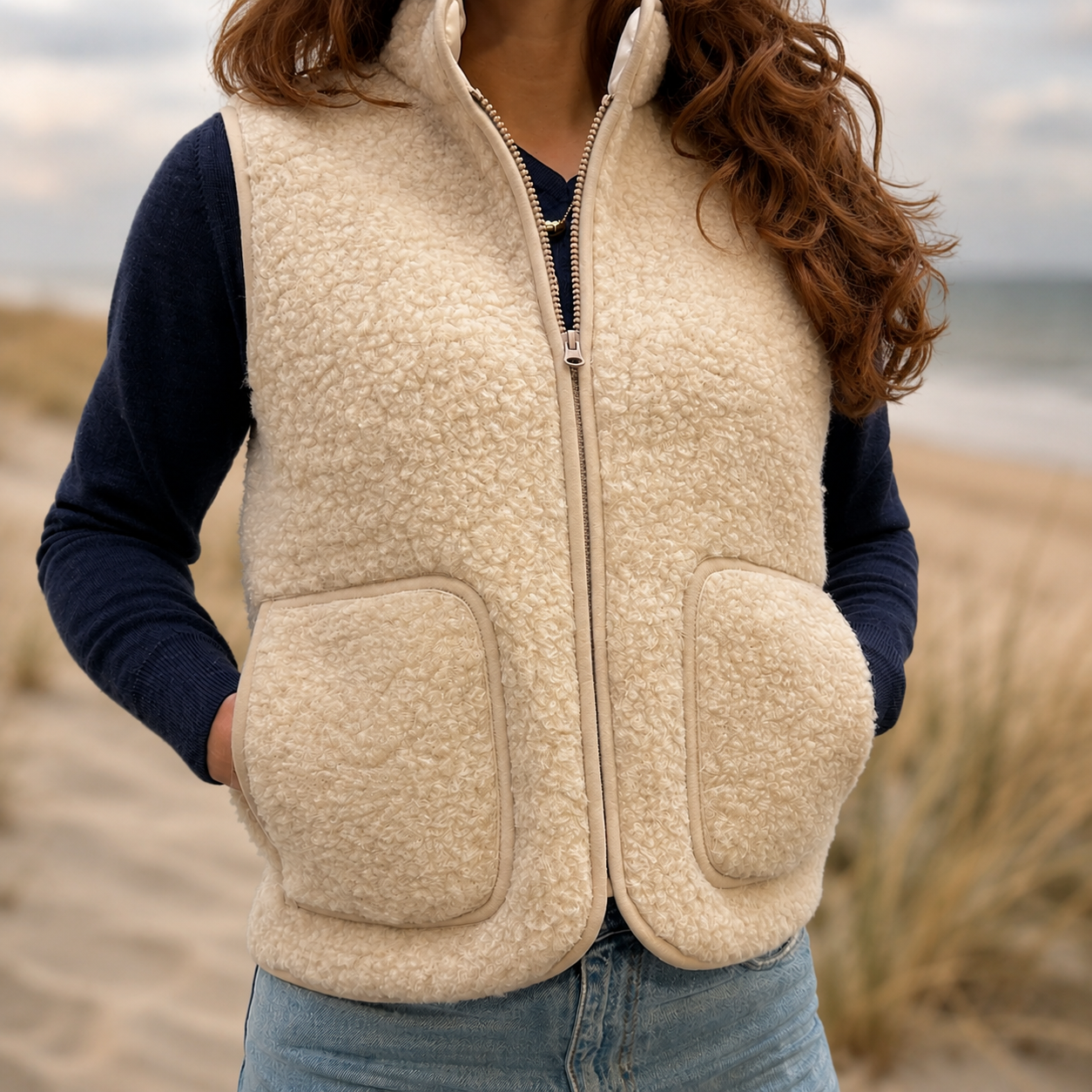 Yoko Wool - Figo Vest | bodywarmer van zachte wol