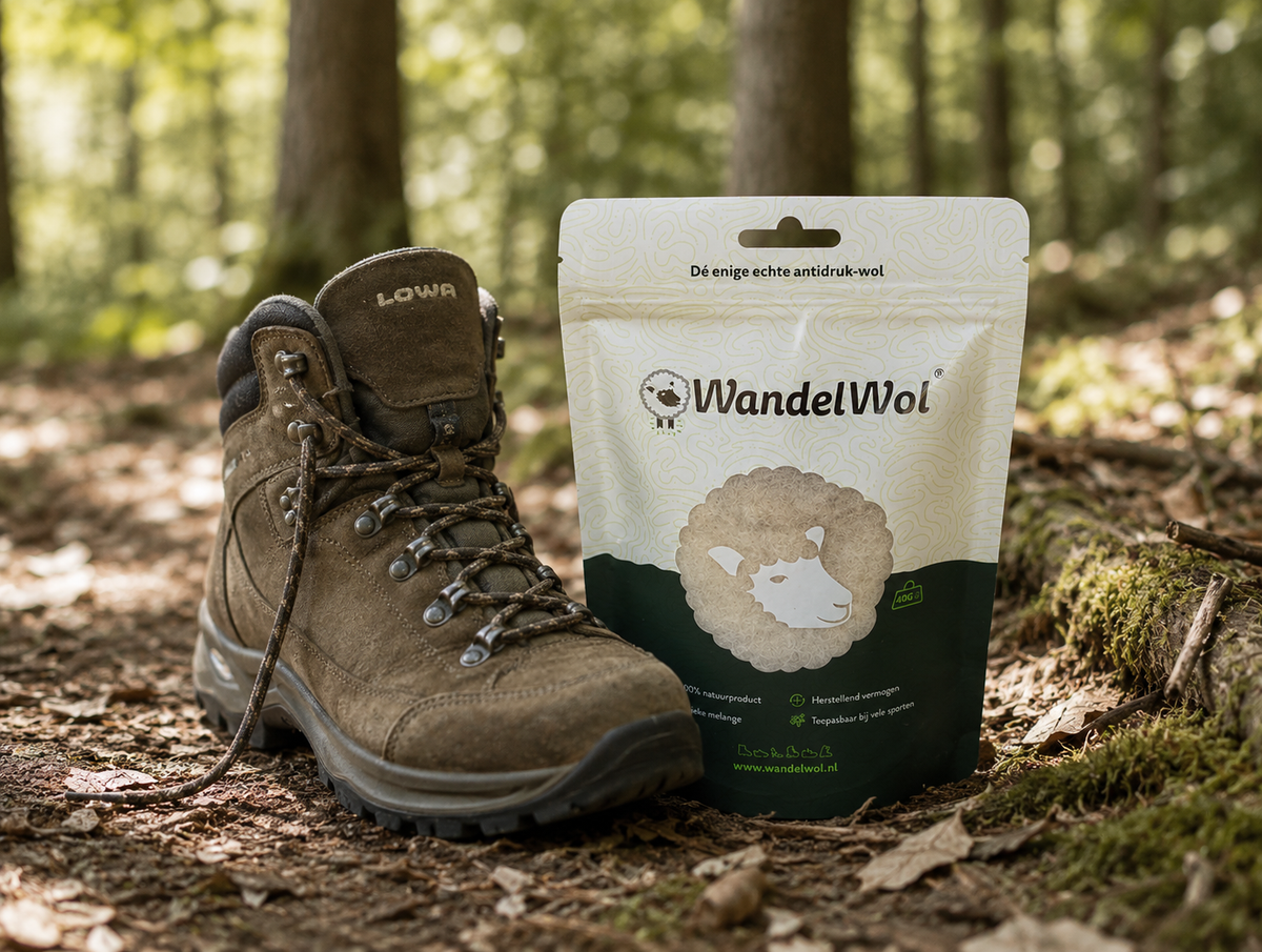 WandelWol - antidruk-wol | wol voor in je schoenen