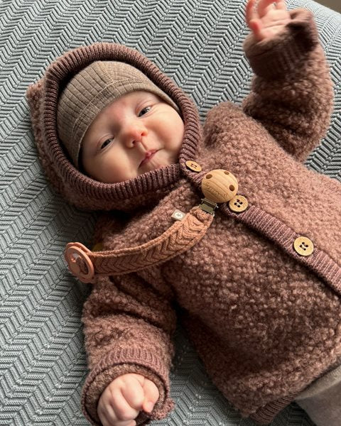 Smallstuff - Cardigan hoodie | woolen baby cardigan